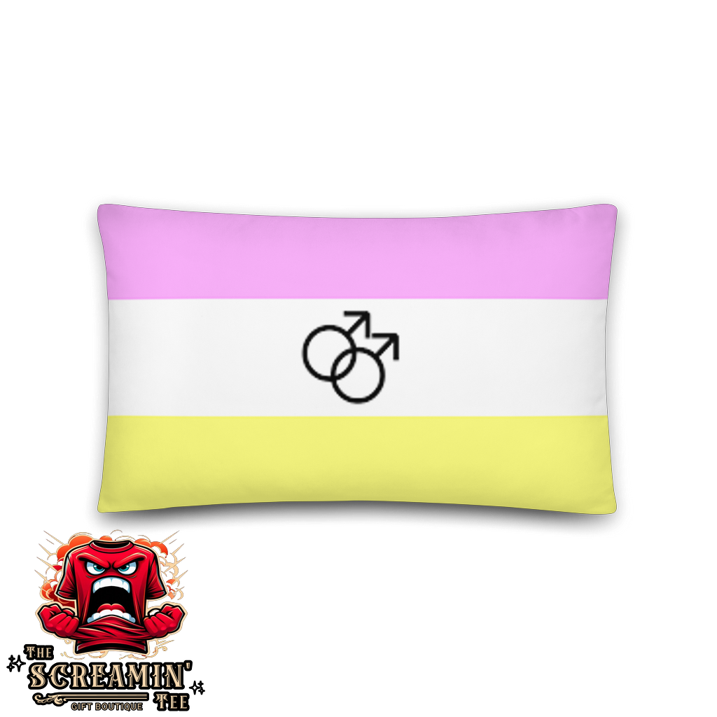 GAY TWINK PRIDE PILLOW