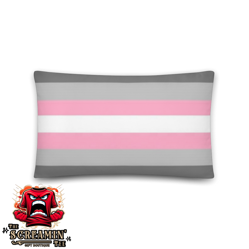 DEMIGENDER DEMIGIRLS PRIDE PILLOW