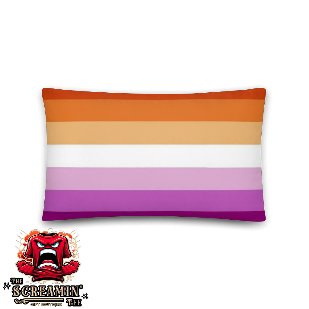 LESBIAN PRIDE PILLOW