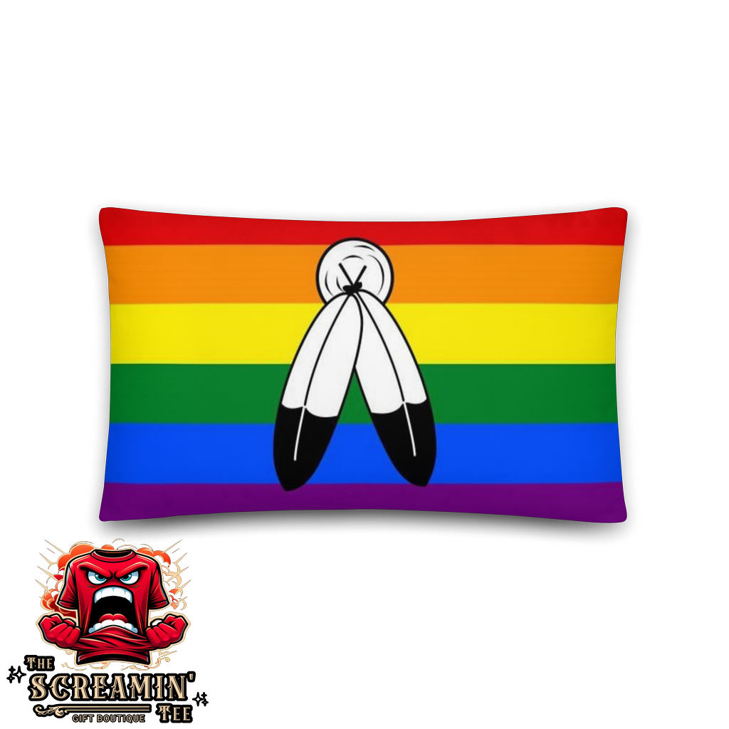 TWO SPIRIT PRIDE PILLOW