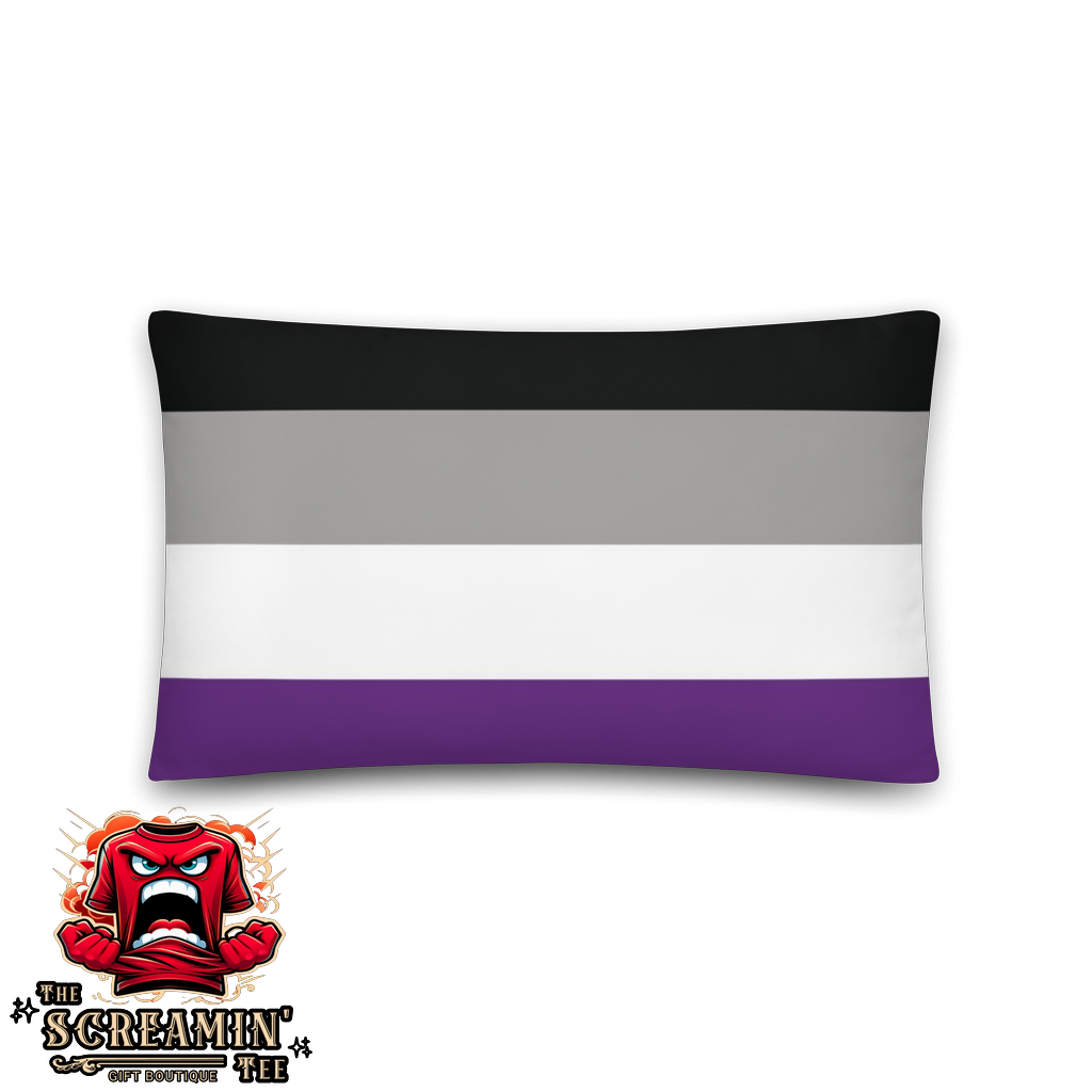 ASEXUAL DEMISEXUAL PRIDE PILLOW