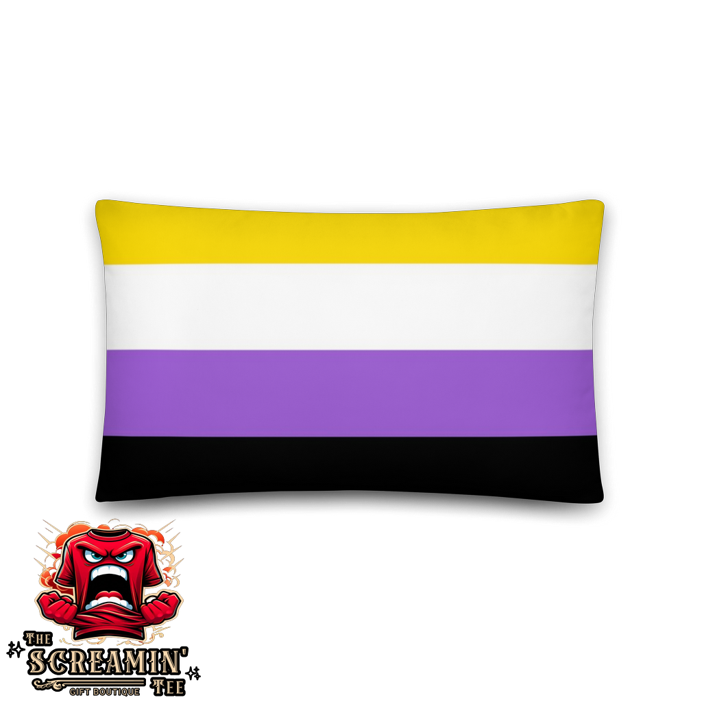 NONBINARY PRIDE PILLOW