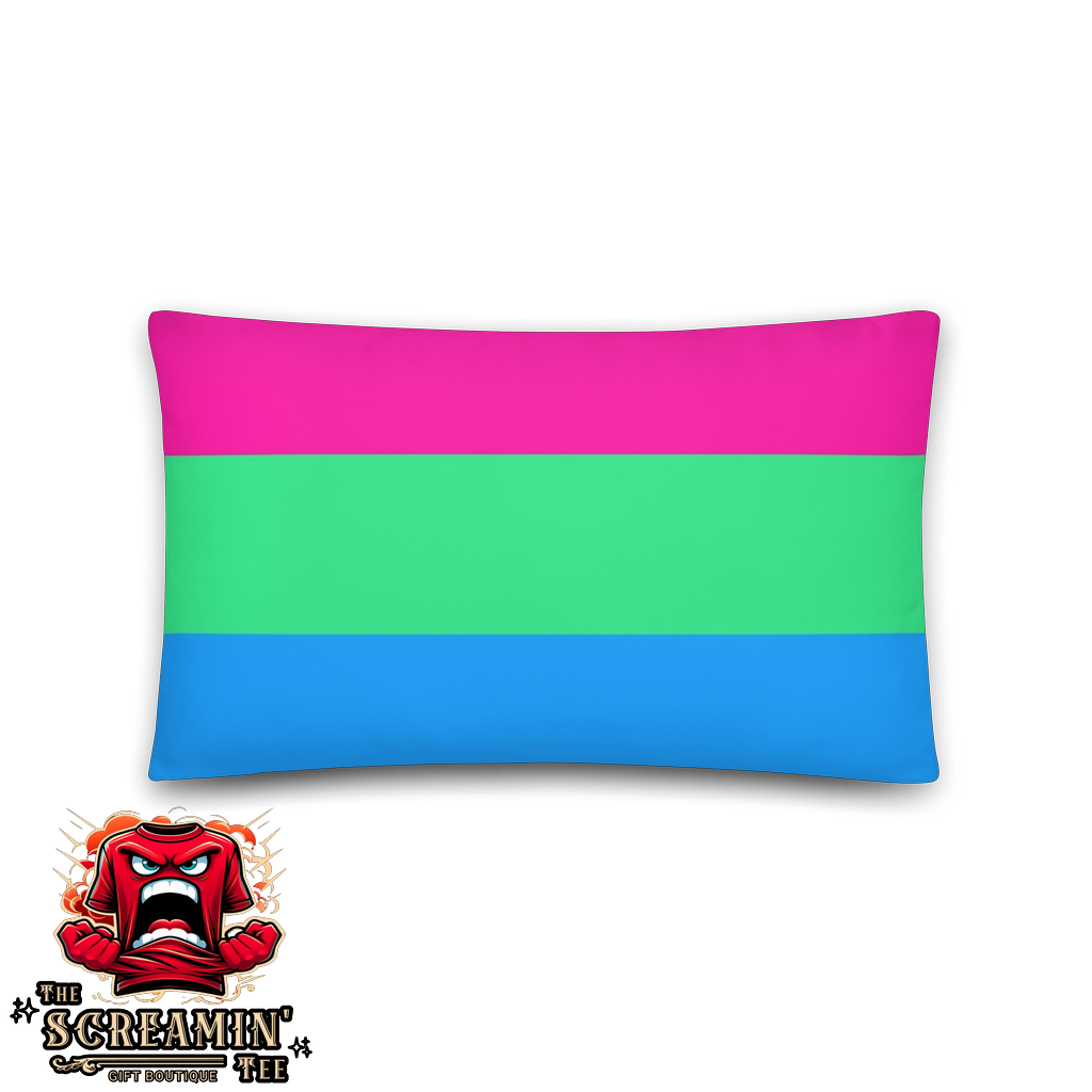 POLYSEXUAL PRIDE PILLOW