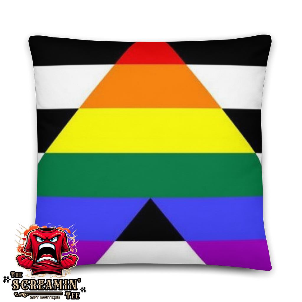 STRAIGHT ALLY PRIDE PILLOW