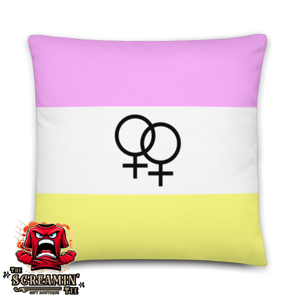 LESBIAN TWINK PRIDE PILLOW