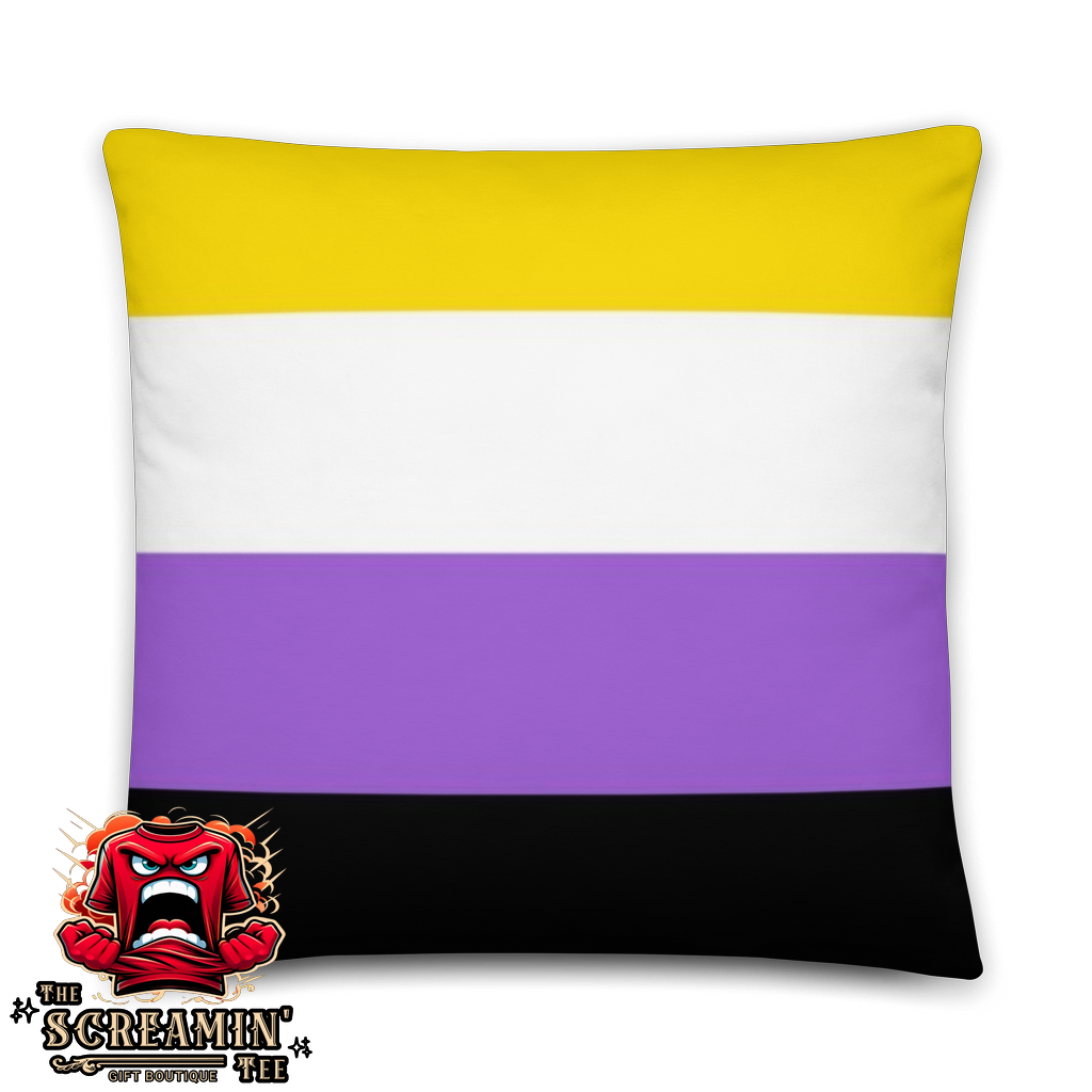 NONBINARY PRIDE PILLOW