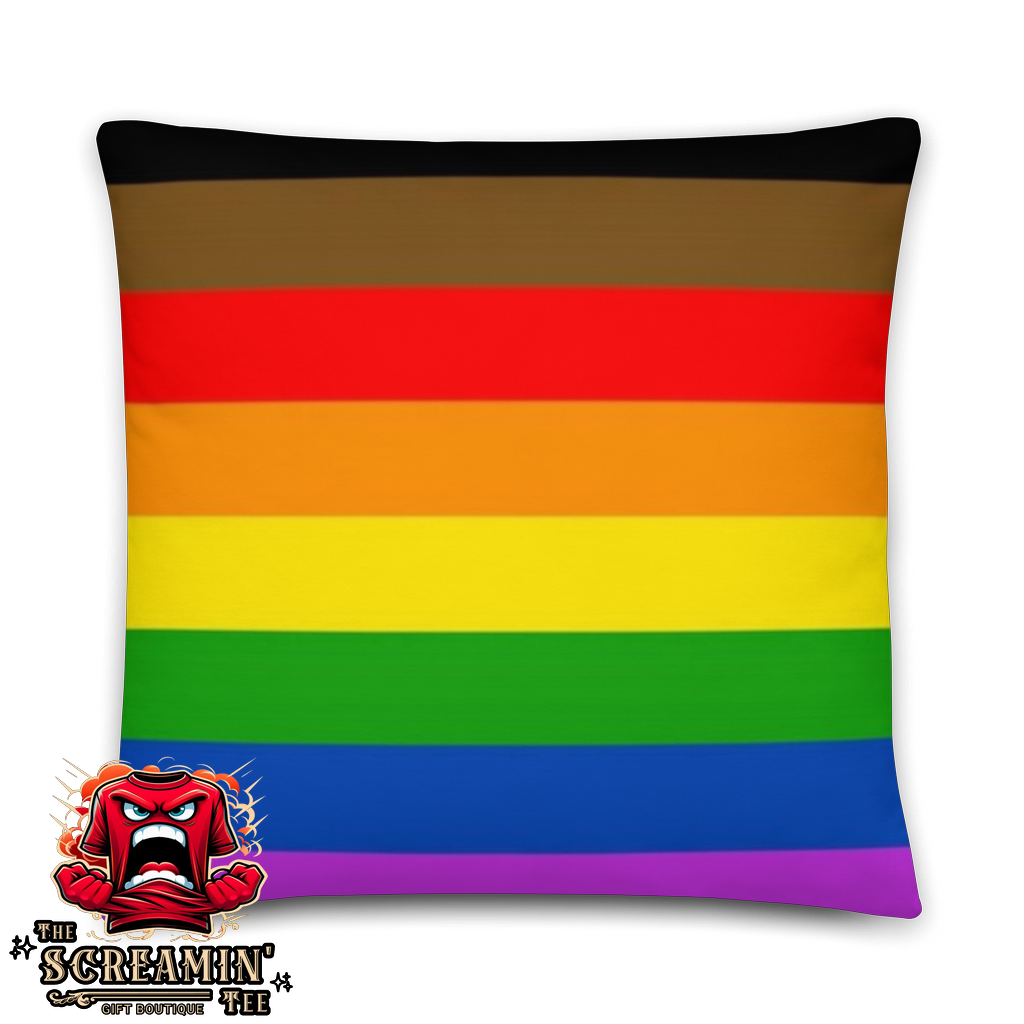 PHILADELPHIA (PEOPLE OF COLOR) INCLUSIVE PRIDE PILLOW