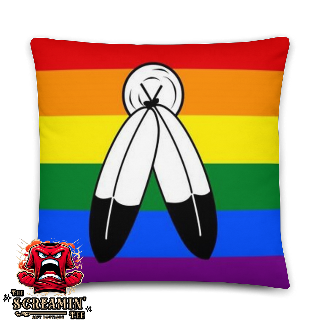 TWO SPIRIT PRIDE PILLOW