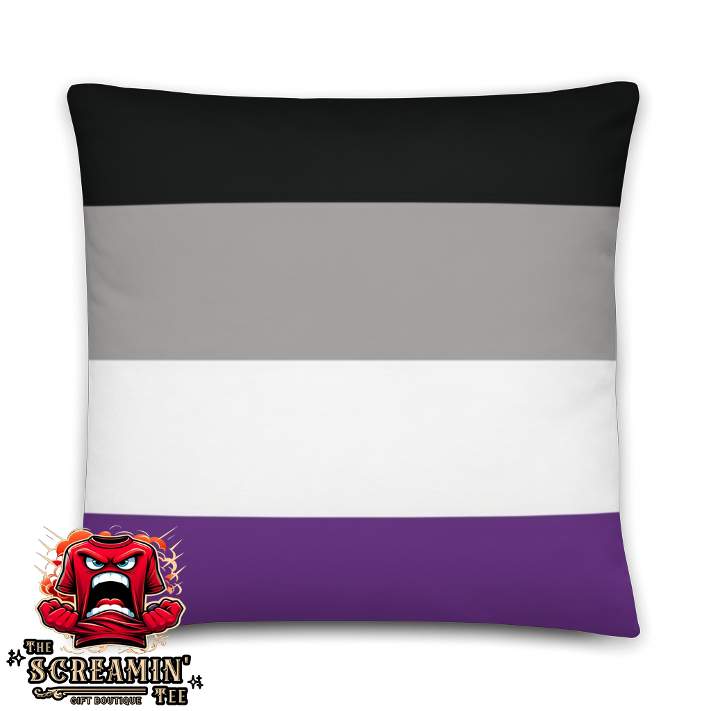 ASEXUAL DEMISEXUAL PRIDE PILLOW