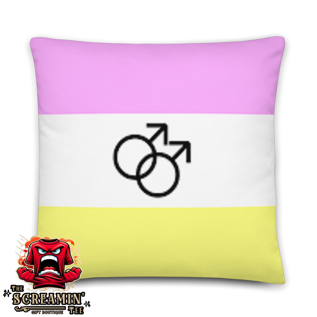 GAY TWINK PRIDE PILLOW