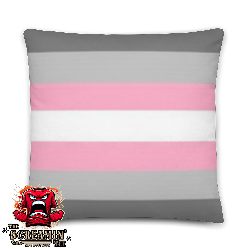 DEMIGENDER DEMIGIRLS PRIDE PILLOW