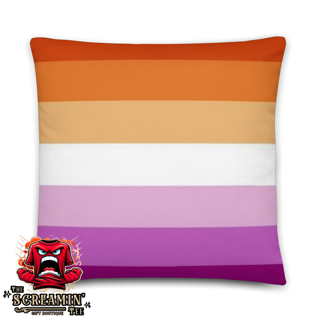 LESBIAN PRIDE PILLOW