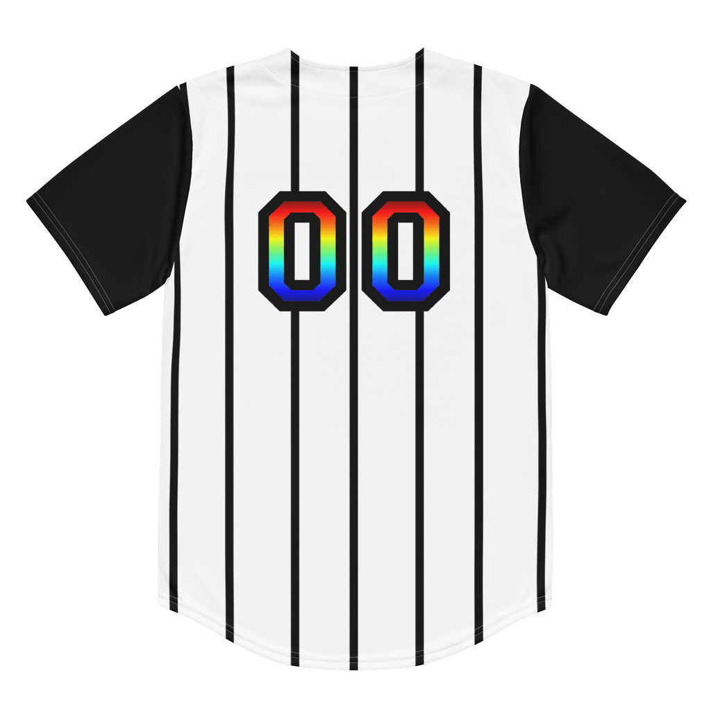 Rainbow Baseball Jersey | White