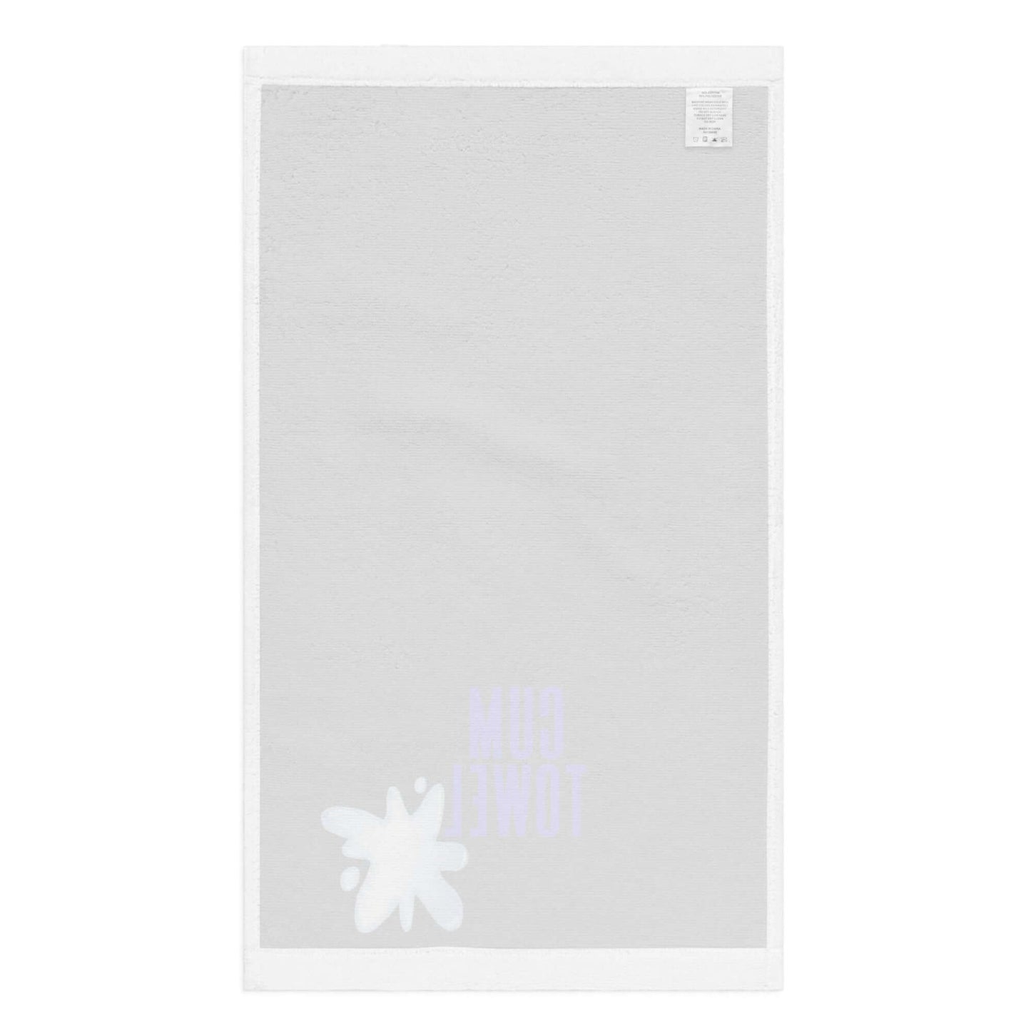 Cum Hand Towel | Sapphire on Black, stylish cotton hand towel with vibrant finish and absorbent back, ideal for bathrooms.