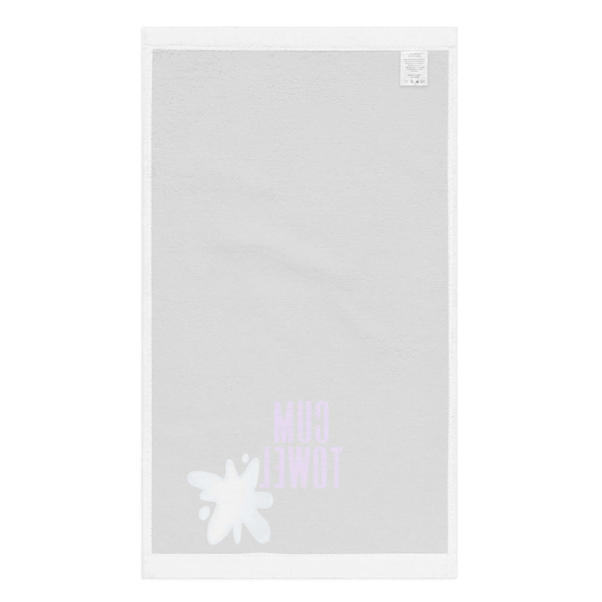 Cum Hand Towel | Tanzanite on Black, soft and absorbent towel with vibrant finish, perfect for stylish bathrooms.