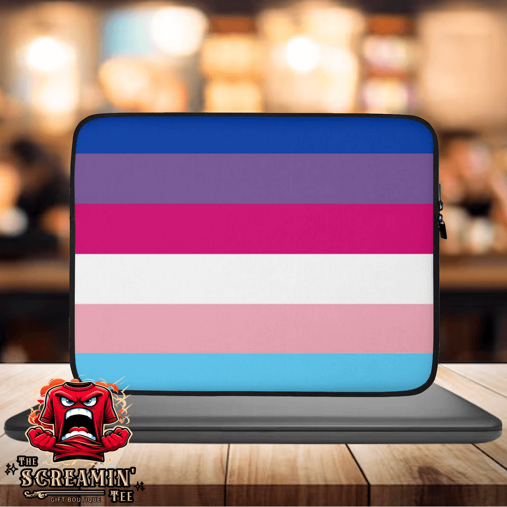 Transgender Bisexual III Pride Laptop Sleeve