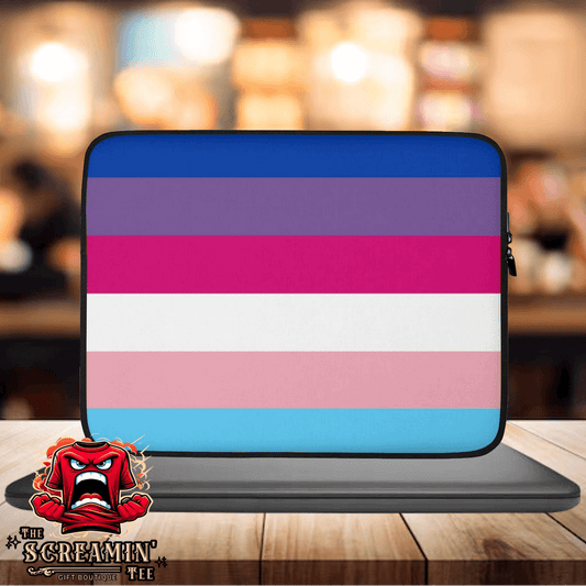 Transgender Bisexual III Pride Laptop Sleeve