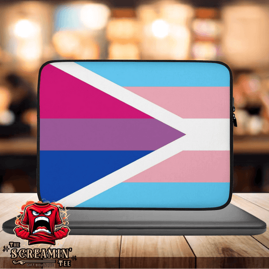 Transgender Bisexual II Pride Laptop Sleeve