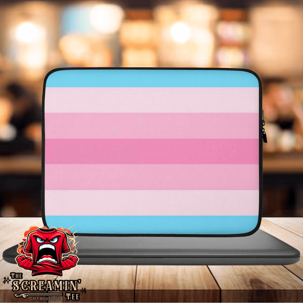Transfem Pride Laptop Sleeve