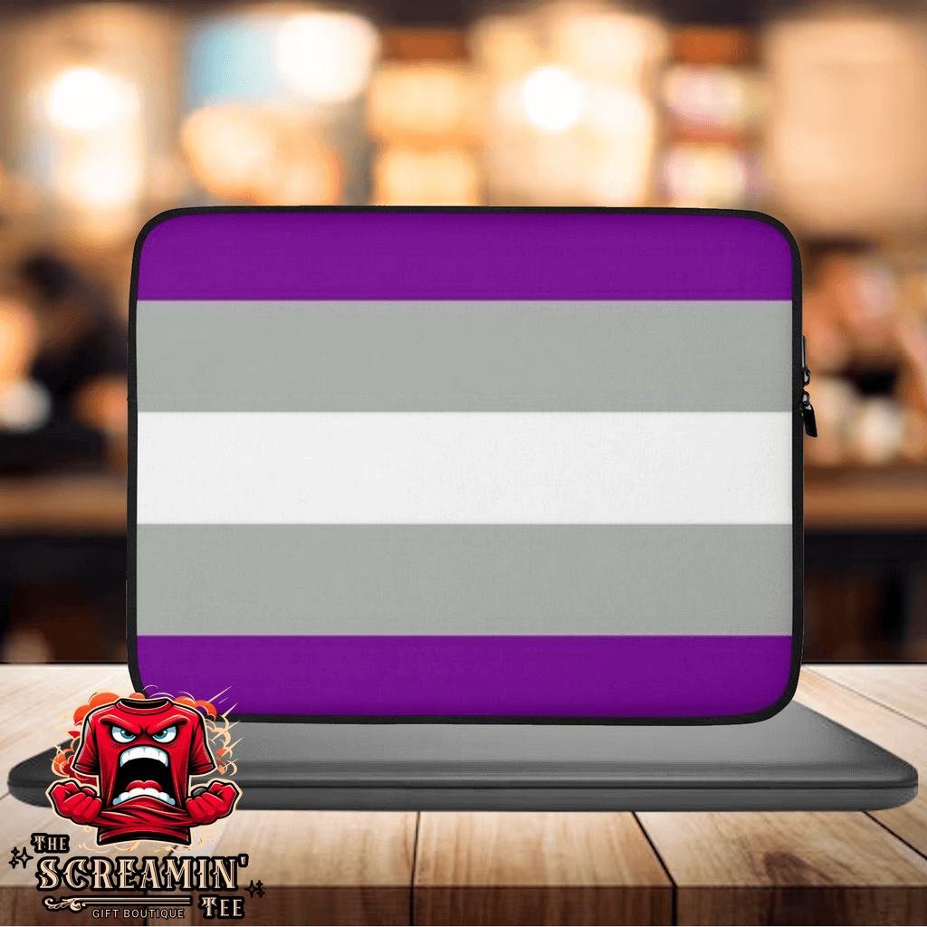 Graysexual Pride Laptop Sleeve