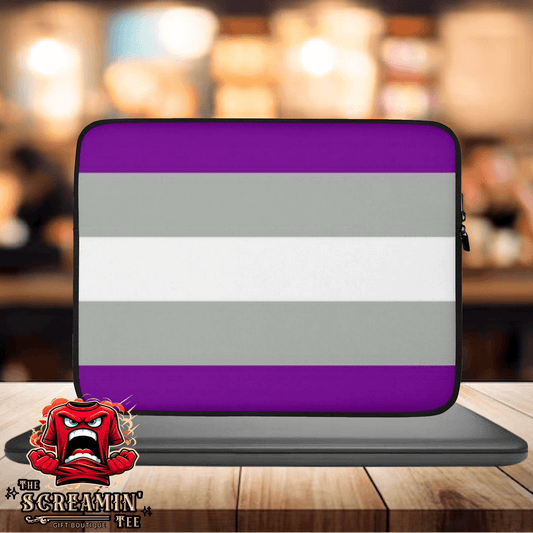 Graysexual Pride Laptop Sleeve