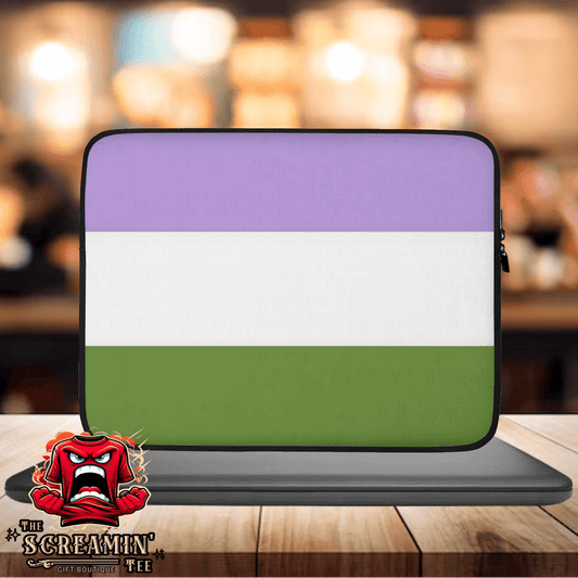 Genderqueer Nonbinary Pride Laptop Sleeve