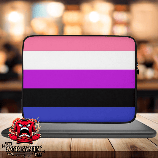 Genderfluid Genderflexible Pride Laptop Sleeve