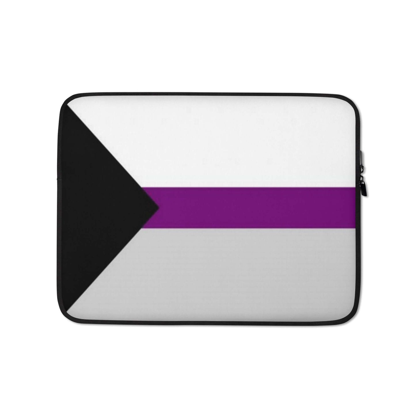 Demisexual Pride Laptop Sleeve featuring a design with the demisexual pride flag.
