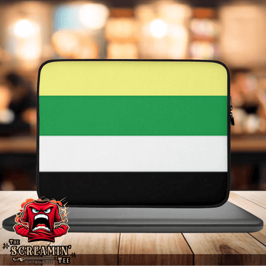 Ceterosexual Pride Laptop Sleeve featuring a vibrant multi-color design on a sleek background.