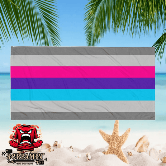 Demiandrogyne Pride Beach Towel