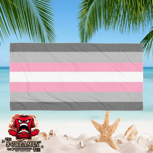 Demigender Demigirls Pride Beach Towel