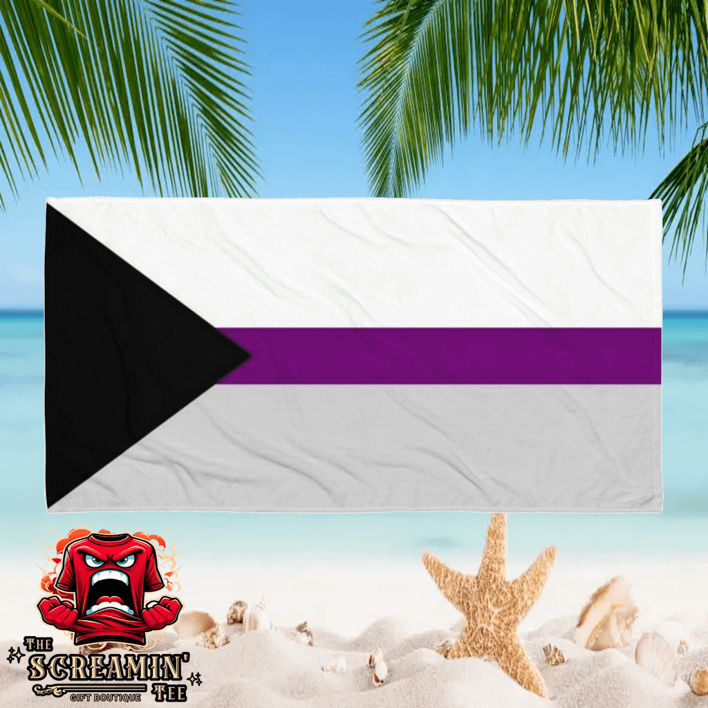 Demisexual Pride Beach Towel