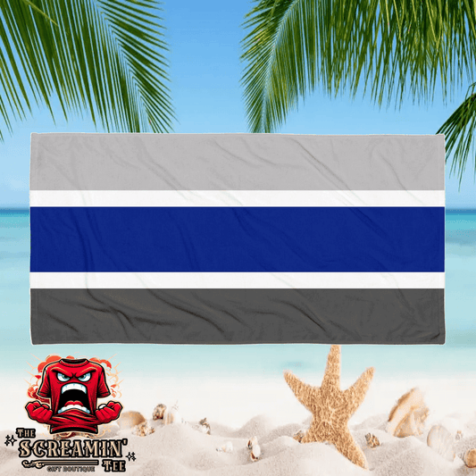 Graygender Pride Beach Towel