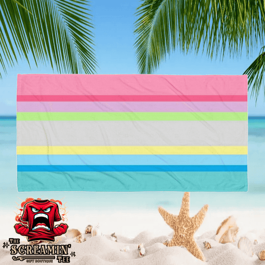 Gender Questioning Pride Beach Towel
