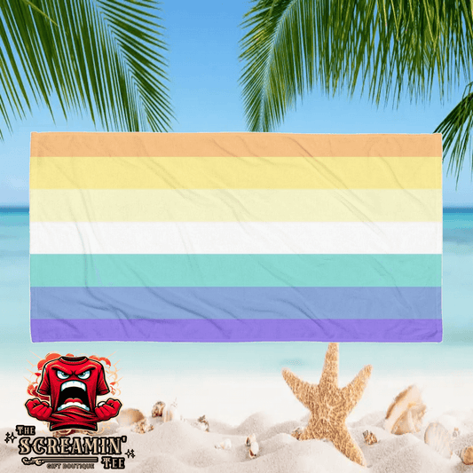 Genderfaun Pride Beach Towel