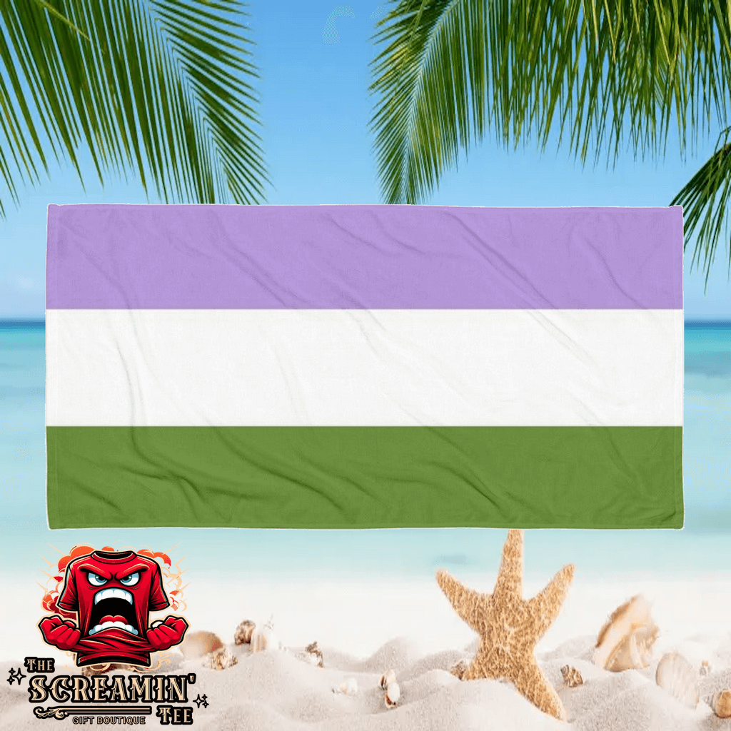 Genderqueer Pride Beach Towel