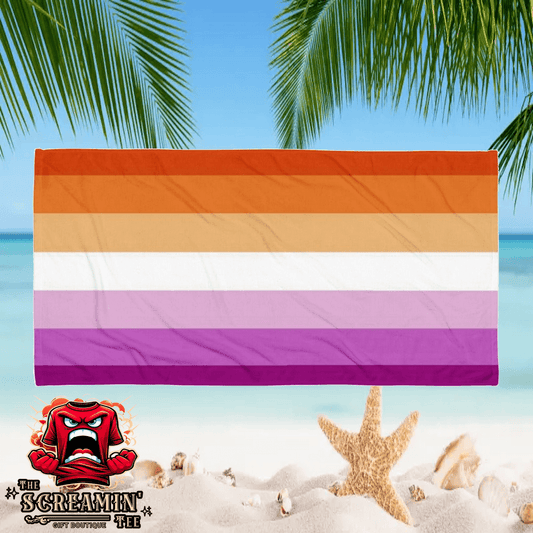 Lesbian Pride Beach Towel
