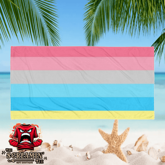 Genderflux Pride Beach Towel