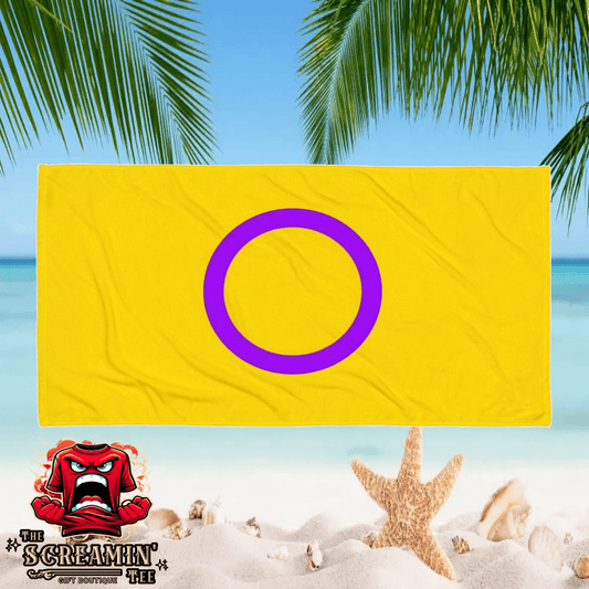 Intersex Pride Beach Towel