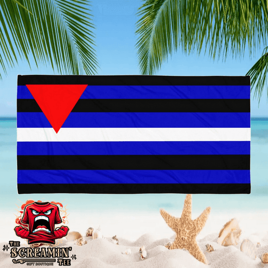 Leather Queer Fetish Beach Towel