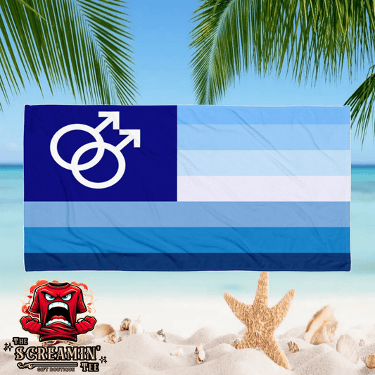 Gay Men IV Pride Beach Towel
