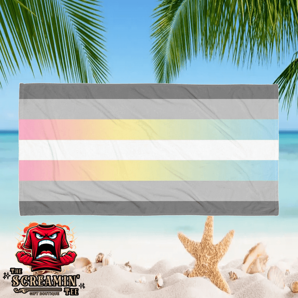 Demifluid Pride Beach Towel