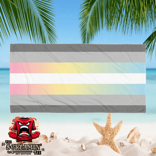 Demifluid Pride Beach Towel