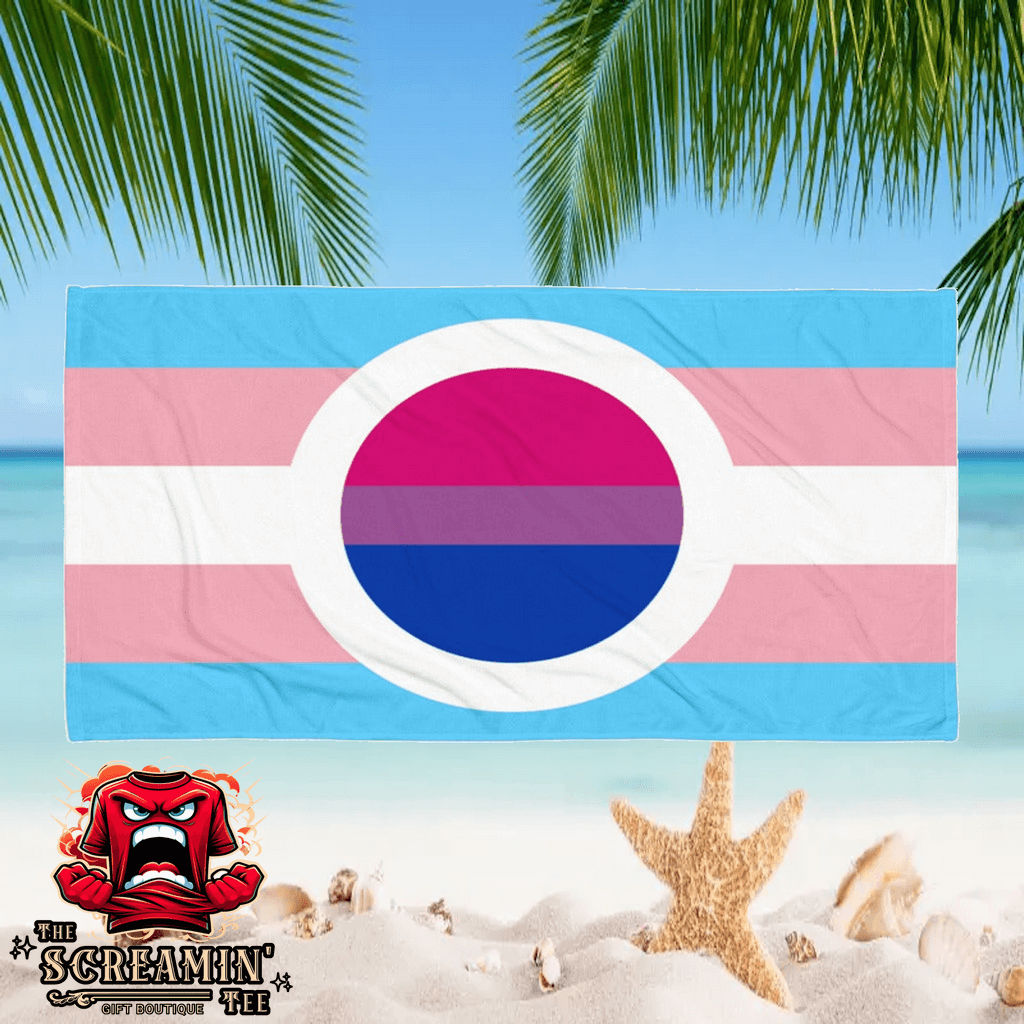 Transgender Bisexual I Pride Beach Towel