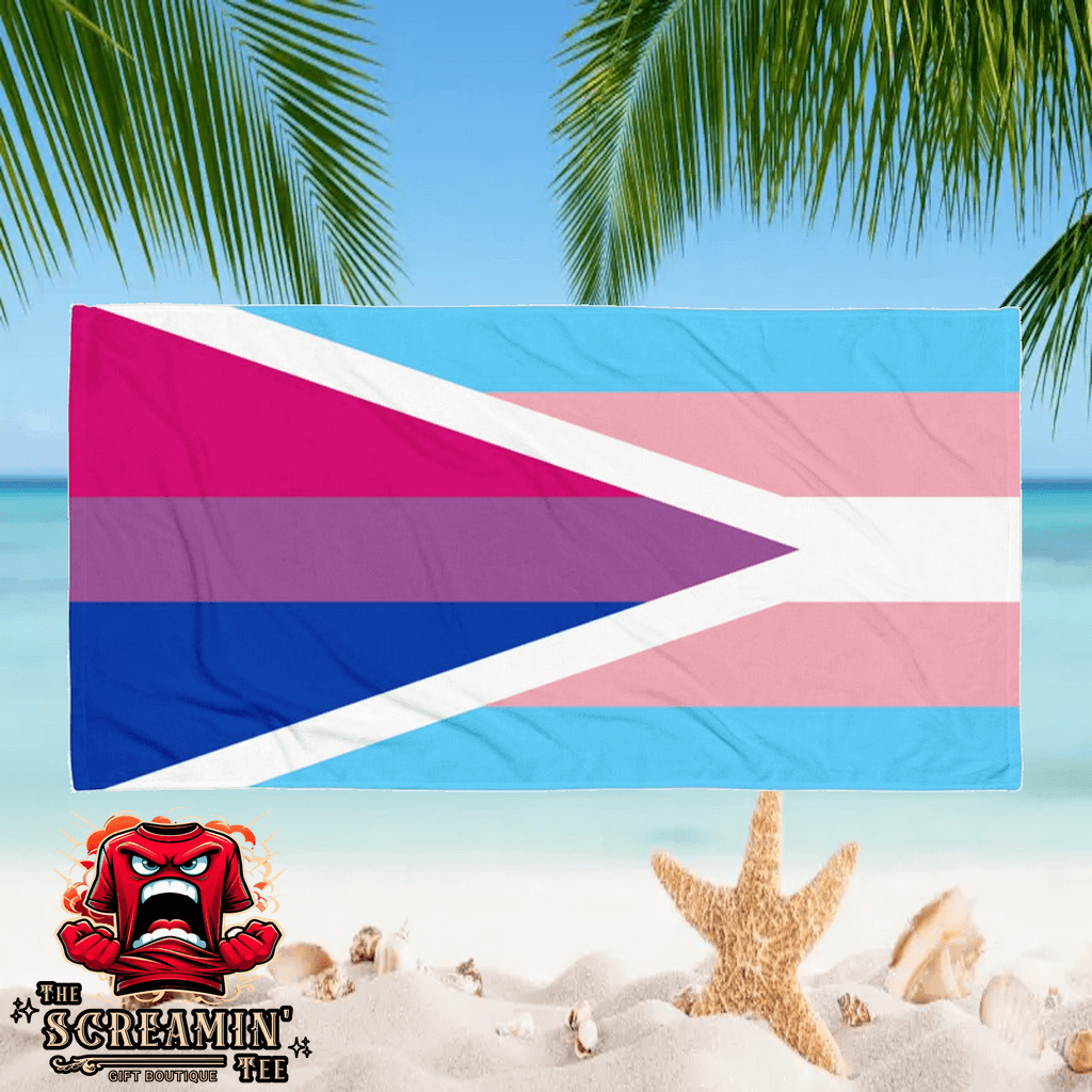 Transgender Bisexual II Pride Beach Towel