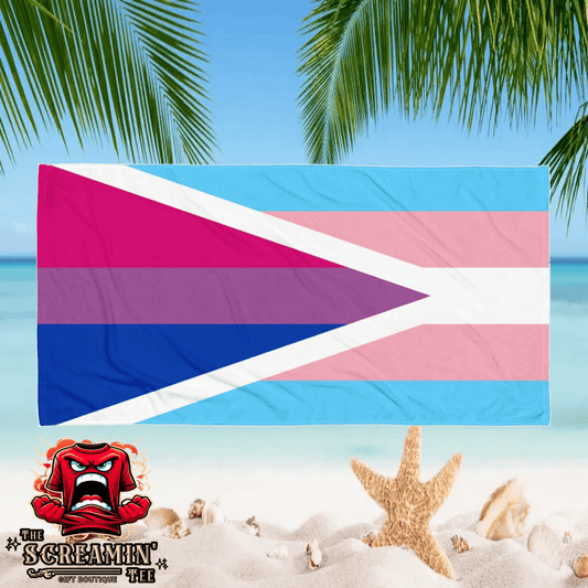 Transgender Bisexual II Pride Beach Towel