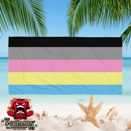 Polygender Pride Beach Towel