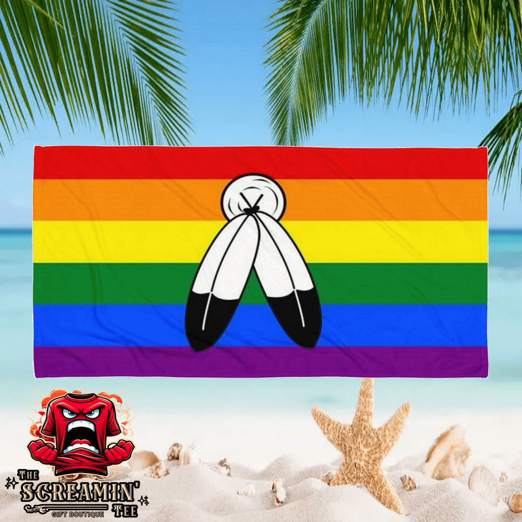 Two Spirit Pride Beach Towel