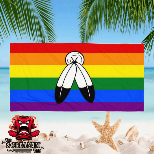 Two Spirit Pride Beach Towel