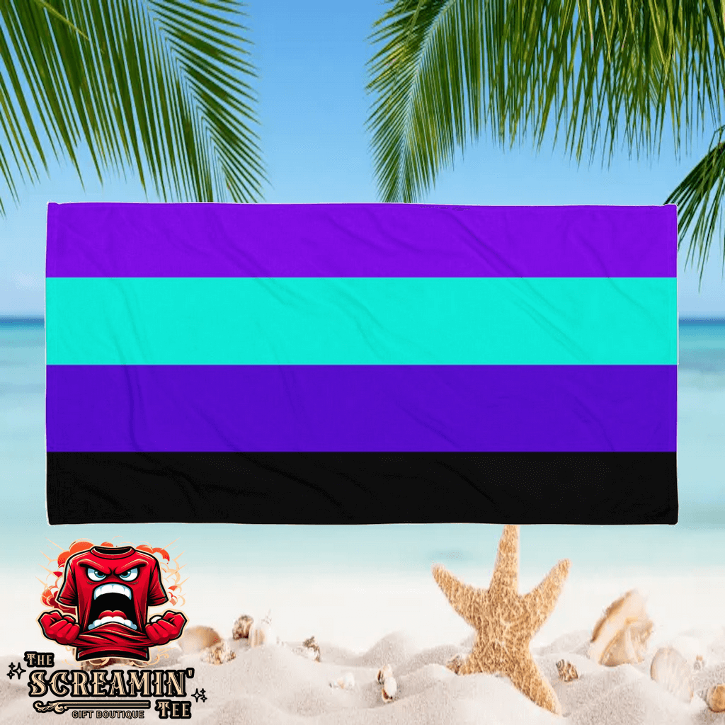 Alexigender Pride Beach Towel